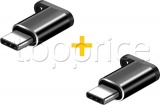 Фото Переходник micro-USB -> Type C XoKo 2 шт. (XK-AC012-BK2)