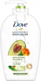 Фото Крем-мыло жидкое Dove С маслом авокадо и экстрактом календулы 500 мл (8690637921698)