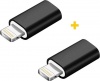 Фото товара Переходник micro-USB -> Lightning XoKo 2 шт. (XK-AC005-BK2)