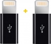 Фото товара Переходник micro-USB -> Lightning XoKo Black 2 шт. (XK-AC030-BK2)