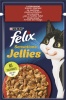 Фото товара Корм для котов Felix Sensations с говядиной и томатами в желе 85 г (7613039831724)