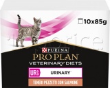 Фото Корм для котов Pro Plan Veterinary Diets UR с лососем 10x85 г (8445290093851)