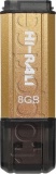 Фото USB флеш накопитель 8GB Hi-Rali Stark Series Gold (HI-8GBSTGD)