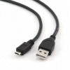 Фото товара Кабель USB2.0 AM -> micro-USB Cablexpert 0.3 м (CCP-mUSB2-AMBM-0.3M)