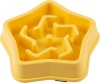 Фото товара Миска-лабиринт WahoPet пластиковая Slow Feeder звезда желтый (WA00005)