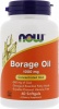 Фото товара Масло огуречника Now Foods, Borage Oil 1000 мг 60 мягких желатиновых капсул (NF1720)