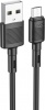 Фото товара Кабель USB -> micro-USB Hoco X83 PVC 1 м Black (6931474770882)