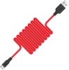 Фото товара Кабель USB AM -> USB Type C Hoco X21 Silicone 1 м Black/Red (6957531071419)