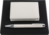 Фото товара Набор Hugo Boss Storyline Light Grey Шариковая ручка и кардхолдер (HPBC704K)