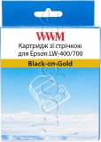 Фото Картридж WWM для Epson LW-400/700 9mm х 8m Black-on-Gold (WWM-SM9Z)