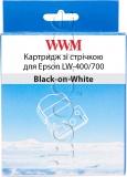 Фото Картридж WWM для Epson LW-400/700 9mm х 8m Black-on-White (WWM-SS9K)