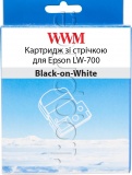 Фото Картридж WWM для Epson LW-700 24mm х 8m Black-on-White (WWM-SS24K)