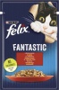 Фото товара Корм для котов Felix Fantastic с говядиной в желе 85 г (7613039838624)