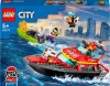 Фото товара Конструктор LEGO City Лодка пожарной бригады (60373)