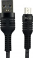 Фото Кабель USB -> micro-USB Mibrand MI-13 Feng World 1 м Black/Grey (MIDC/13MBG)
