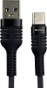 Фото товара Кабель USB -> Type C Mibrand MI-13 Feng World 1 м Black/Grey (MIDC/13TBG)