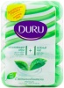 Фото товара Мыло туалетное Duru 1+1 Зеленый чай 4x80 г (8690506517793)