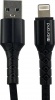 Фото товара Кабель USB -> Lightning Mibrand MI-32 Nylon 0.5 м Black (MIDC/3205LB)