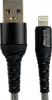 Фото товара Кабель USB -> Lightning Mibrand MI-14 Fishing 1 м Black/Grey (MIDC/14LBG)