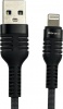 Фото товара Кабель USB -> Lightning Mibrand MI-13 Feng 1 м Black/Grey (MIDC/13LBG)