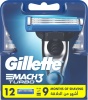 Фото товара Кассета для бритвы Gillette MACH3 Turbo 12 шт. (7702018611225)