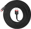 Фото товара Кабель USB -> micro-USB Baseus Cafule 3 м Red/Black (CAMKLF-H91)