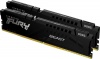 Фото товара Модуль памяти Kingston Fury DDR5 64GB 2x32GB 6000MHz Beast AM5 Black (KF560C36BBEK2-64)