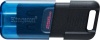 Фото товара USB Type-C флеш накопитель 256GB Kingston DataTraveler 80 M Blue/Black (DT80M/256GB)