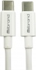Фото товара Кабель USB Type C -> Type C Mibrand MI-17 Flexible 1 м White (MIDC/17TTW)