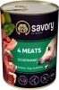 Фото товара Корм для собак Savory Dog Gourmand 4 вида мяса 400 г (30396)