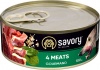 Фото товара Корм для собак Savory Dog Gourmand 4 вида мяса 100 г (30372)