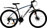 Фото Велосипед Cross Tracker 2022 Black/Blue 26" рама - 17" (26СTA-004630)