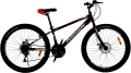 Фото Велосипед CrossBike Spark D-Steel 2022 Black/Red 26" рама - 13" (26CJPr-004465)