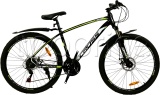 Фото Велосипед Cross Tracker 2022 Black/Yellow 26" рама - 17" (26СTA-004628)