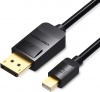 Фото товара Кабель MiniDisplayPort -> DisplayPort Vention v1.2 2 м Black (HAABH)