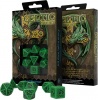 Фото товара Набор кубиков для настольных игр Q-Workshop Celtic 3D Revised Green Black (SCER15)