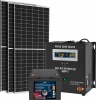 Фото товара Солнечная электростанция LogicPower 1kW LiFePO4 АКБ 1.2kWh 52 Ah Премиум (20323)