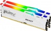 Фото товара Модуль памяти Kingston Fury DDR5 32GB 2x16GB 5200MHz Beast RGB White (KF552C36BWEAK2-32)