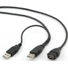 Фото товара Кабель USB2.0 2AM -> AF Cablexpert 1.8 м (CCP-USB22-AMAF-6)