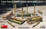 Фото Набор MiniArt Ящики для боеприпасов PaK 40 7.5 со снарядами, набор №1 (MA35398)