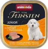 Фото Консервы для собак Animonda Vom Feinsten Junior With Poultry + Turkey Hearts 150 г (AM-82621)