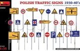Фото Диорама Miniart Польские дорожные знаки 1930-40-х гг. (MA35664)