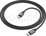 Фото Кабель USB Type-C -> USB Type-C Borofone BX87 60W 1 м Black (BX87CCB)