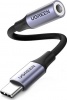 Фото товара Адаптер USB Type C -> Audio 3.5mm UGREEN AV161 Gray (80154)