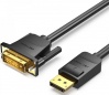Фото товара Кабель DisplayPort -> DVI-D Vention 1 м Black (HAFBF)
