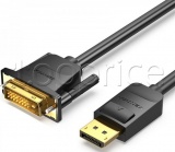 Фото Кабель DisplayPort -> DVI-D Vention 1 м Black (HAFBF)