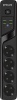 Фото товара Сетевой фильтр Proove Power Socket P-04 2 м, 4 розетки, 4 USB + 2 Type-C Black (6900111991232)
