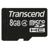 Фото Карта памяти micro SDHC 8GB Transcend (TS8GUSDC4)