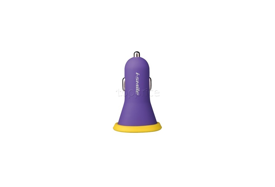 Фото Автомобильное З/У i-Smile Dual USB 3.4A iVerso Purple (FC001-11)