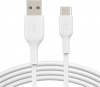 Фото товара Кабель USB -> Type C Belkin PVC 1 м White (CAB001BT1MWH)